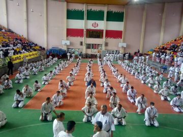 برگزاری استاژ فنی رزمی کاراته در مجموعه فرهنگی ورزشی کارگران
