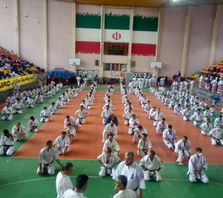 برگزاری استاژ فنی رزمی کاراته در مجموعه فرهنگی ورزشی کارگران