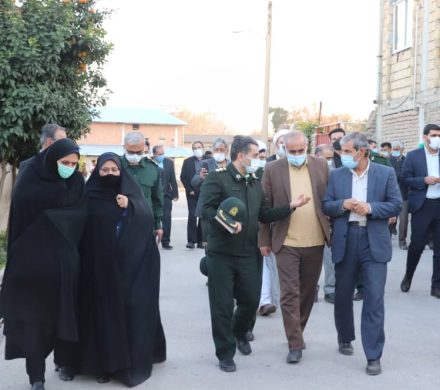 بازدید دستگاه های اجرایی شهر گرگان از مناطق حاشیه نشین
