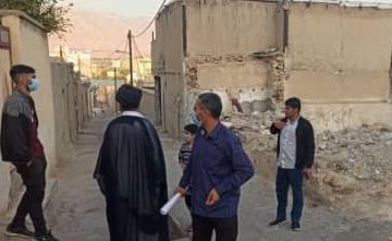 بازدید مدیرکل ستاد اجرایی استان کهکیلویه و بویراحمد از محله کیامرثی شهرستان گچساران