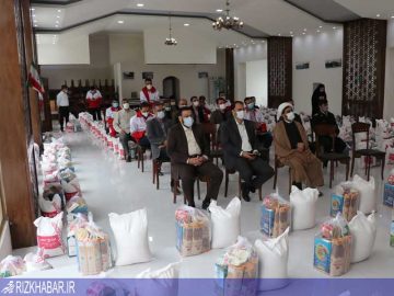 توزیع ۸۰۰ بسته معیشتی میان نیازمندان خراسان شمالی