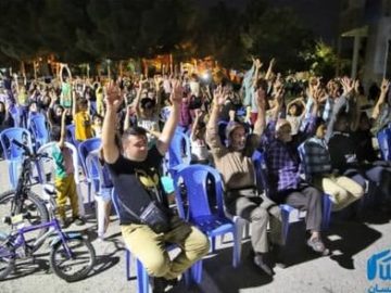 جشن عید بندگی در محله نیروگاه شهر بجنورد برگزار شد